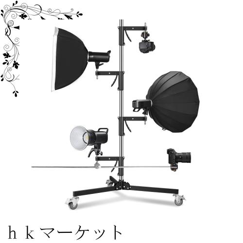 SOONPHO センチュリースタンド ヘビーデューティライトスタンド 多機能ライトスタンド 耐荷重ライトスタンド Cスタンド 俯瞰撮影 照明ス