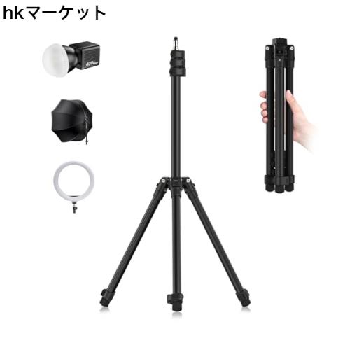 Ulanzi 撮影用 ライトスタンド 撮影用スタンド アルミニウム製 軽量 逆向き折り畳み 45-190cm 5段伸縮 1/4ネジ搭載 持ち運び便利 ストロの通販は 4,942円