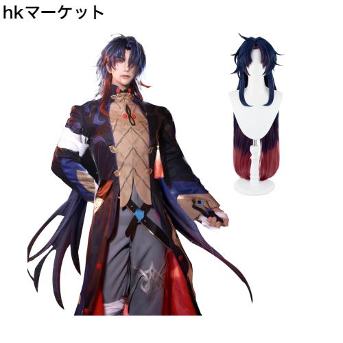 NOKIJP 崩壊スターレイル 刃 コスプレ ウィッグ付き 刃 コスプレ衣装 星核ハンター じん コスプレ ウィッグ付き ほうかいスターレイル ジの通販は