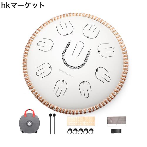MOOZICA 14インチ スリットドラム タングドラム ハンドパン 17