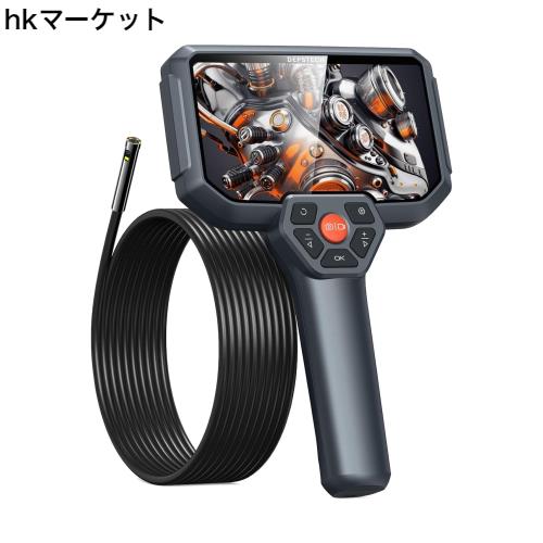 DEPSTECH ファイバースコープ デュアルレンズ 2024年最新型 1080P デジタル内視鏡 5インチIPSスクリーン 大画面モニター搭載 スネークカの通販は