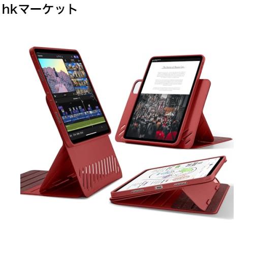 ESR iPad Pro 11インチ(M4) ケース（2024、第5世代）専用 取外し可能なマグネットカバー付き回転式ケース、縦向き/横向きスタンド、9段階の通販は 9,268円