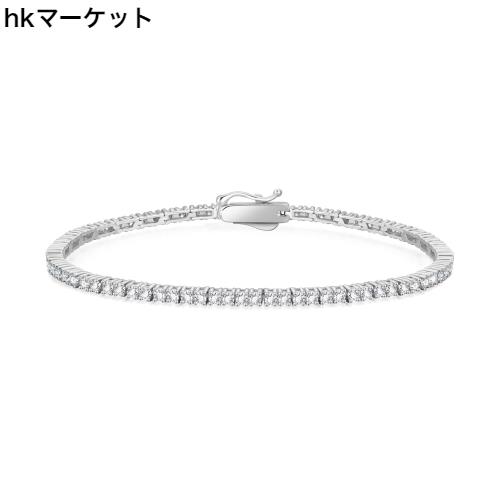 S925 テニスブレスレット Amazon | KRKC&CO 2mm テニスブレスレット レディース