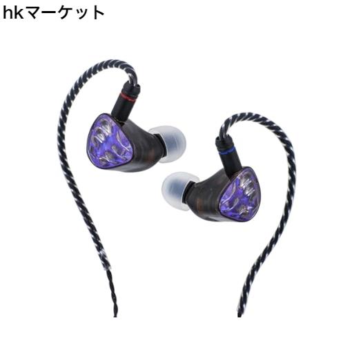 LINSOUL QKZ×HBB Hades 2DDハイブリッド型HiFiダイナミックイヤホン 密閉型設計が採用キャビティ リケーブル可能 3.5mmステレオプラグ の通販は