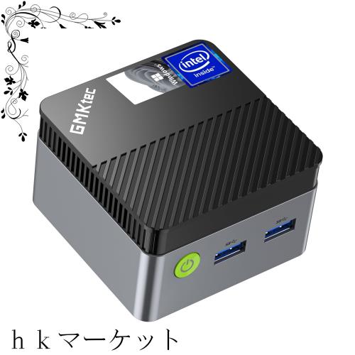 GMKtec ミニpc N97 mini pc Windows 11 Pro DDR5 12GB+256GB SSD 小型pc