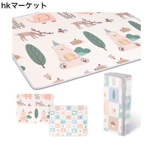 プレイマット-Artake 赤ちゃん プレイマット 収納しやすい ジョイントマット 厚手 折りたたみ 防水 防音マット ベビーマット お昼寝マッの通販は