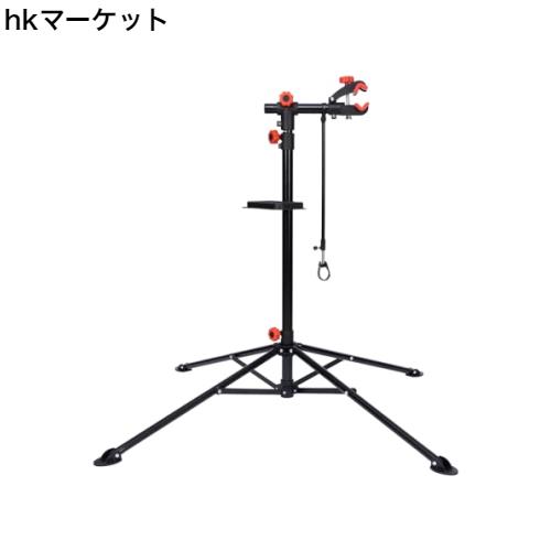 JUPEA 自転車 メンテナンススタンド ワークスタンド 整備スタンド 高さ・角度無段階調節可 耐荷重40KG 折りたたみ 自転車 ロードバイク