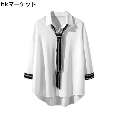 [Olabela] 七分袖 長袖 メンズ シャツ 夏服 メンズ ワイシャツ yシャツ 七分丈 大きい サイズ ゆったり シンプル オシャレ 涼しい 快適なの通販は 4,801円