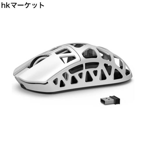 ATTACK SHARK R3 ゲーミングマウス マグネシウム合金 ワイヤレス PAW3395 8000hz 46g 超軽量 2.4G/Bluetooth/USB有線 26000DPI コイルケの通販は