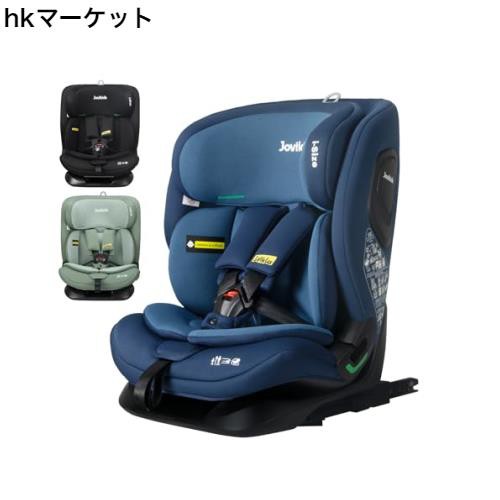 Jovikids チャイルドシート ISOFIX、 i-Size R129適合 76-105cm （15ヶ月〜12歳くら）いジュニアシート、ロングユース、調整可能なライ角