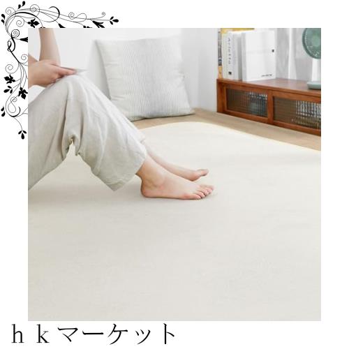 SOMANT ラグ カーペット 夏用ラグマット 絨毯 滑り止め付き 防音 厚手 防ダニ 防臭 素肌にやさしい 北欧風 おしゃれ 抗菌 床保護 転倒をの通販は