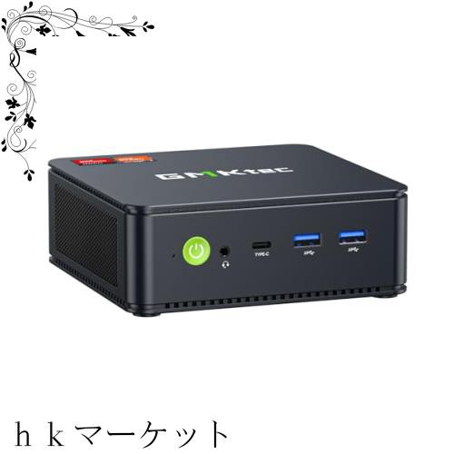 GMKtec ミニPC AMD Ryzen 7 7840HS ゲーミング ミニpc Windows 11 Pro Mini PC16GB(8GB*2) DDR5 5600MHz1TB PCIe 4.0 SSD2x2.5G LANW