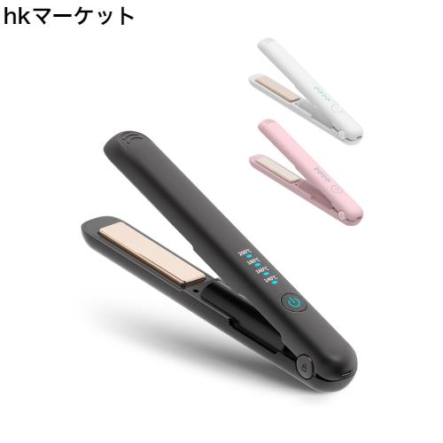 ヘアアイロン コードレス 2WAY カール/ストレートスヘアアイロン 19mm プロ仕様200℃ TYPE-C充電 3200mAh大容量 140℃〜200℃4段階温度調の通販は 6,349円