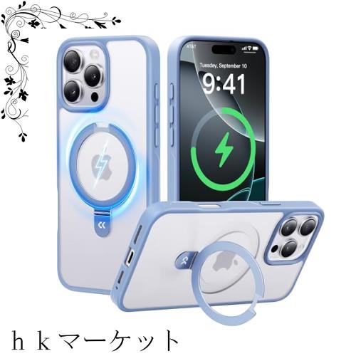 【2024必見！4in1多機能満載】CASEKOO iPhone 16 Pro 用 ケース 米軍MIL規格 横縦両立 指紋防止 マット仕上げ 最大25W急速充電対応 MagSaの通販は