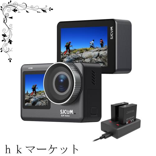 SJCAM SJ11 active アクションカメラ 4K タッチパネル式 六軸手ブレ補正 5Gwifi搭載 広角 IP68防水 水中カメラ ライブ配信 H.265 動体検