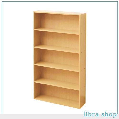 [山善] 本棚 大容量 スリム 【全体耐荷重60？】 5段 幅60×奥行17×高さ111cm 収納棚 漫画棚 CD棚 コミックラック 組立品 ナチュラルビー 5,630円