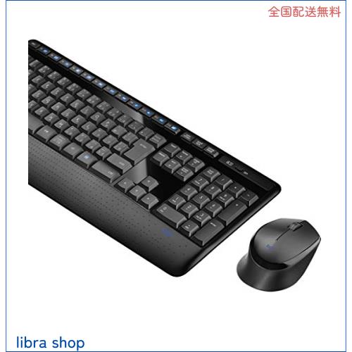 ロジクール ワイヤレスマウス キーボード セット 無線 ワイヤレスコンボ MK345 国内正規品 ブラックの通販は