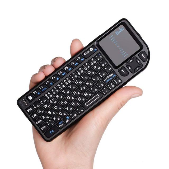 【Ewin】ミニ bluetooth キーボード Mini Bluetooth keyboard タッチパッドを搭載 小型キーボード マウス 一体型 無線 USB レシーバー付の通販は 4,739円