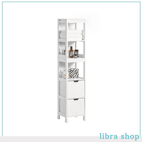 SoBuy 隙間収納 ランドリーラック 洗面所用キャビネット 引き出し付き スリム/おしゃれ 幅30×奥行き30×高さ144cm 脱衣所 ランドリーチの通販は 10,136円