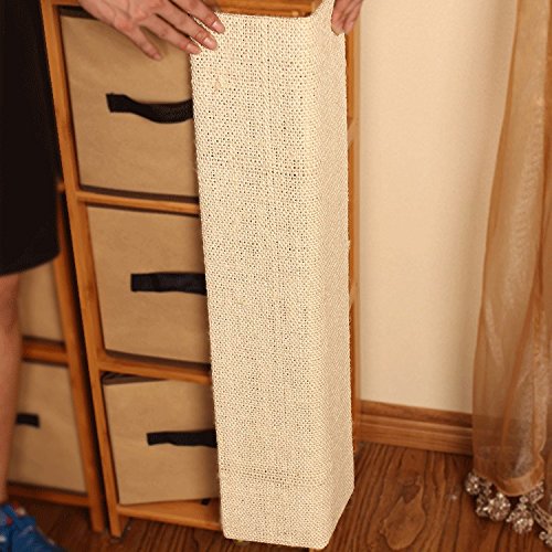 Gifty 壁に貼れる爪とぎボード 猫用 80*28 大きめ 猫 爪とぎ 縦置き 室内用 壁 家具 コーナーガード ワイド 麻のつめみがき XLの通販は 5,089円