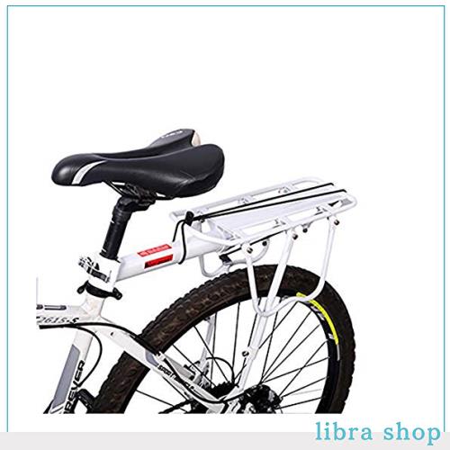 Enkrio 自転車 荷台 軽量 リアキャリア 伸縮自在 耐荷重50KG 後付け荷台 荷物ラック 簡単取付け 反射板付きの通販は