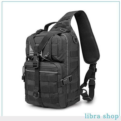 [G4Free] ワンショルダーバッグ ボディバッグ タクティカル 斜めがけバッグ 軽量 丈夫 防水 胸バッグ アウトドア サバゲー 戦術 モール対の通販は