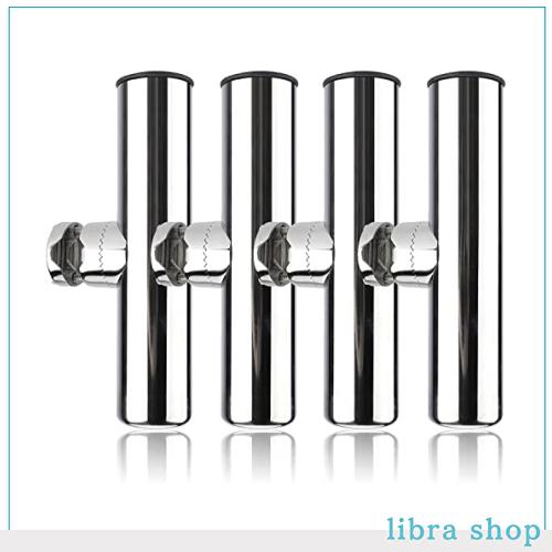 Amarine-made　ステンレス製　船竿置き　クランプオンロッドホルダー　４個セット　角度調節可能　六角レンチ付き (22〜25mm / 7/8〜1イの通販は 8,218円