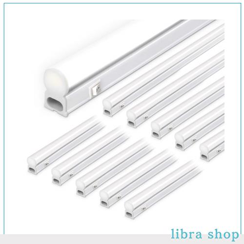 【スイッチ付器具一体型LED蛍光灯 40W形】長さ117cm 6000K昼光色 2200ルーメン 消費電力20W 配線工事不要 AC電源コード2m 連結コード付属の通販は