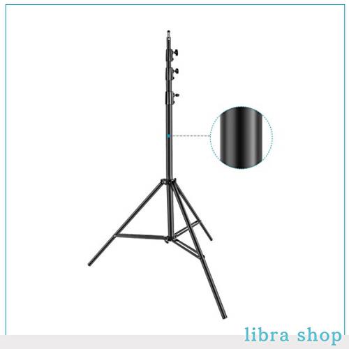 NEEWER 高耐久ライトスタンド 金属製 4m 調整可能 写真三脚スタンド 内蔵スプリングクッションと1/4”ネジ付き スタジオLEDライト、DSLRカの通販は 11,606円