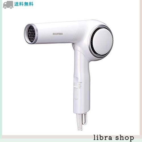 アイリスオーヤマ モイストイオンドライヤー マイナスイオン 大風量 コンパクト HDR-E1-WP パールホワイト