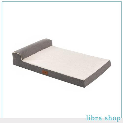 EMME 犬 ベッド ペットベッド ペットソファー ペットクッション 枕付き クッション性が 高反発 ふわふわ もこもこ 寒さ対策 高齢犬 子犬 の通販は