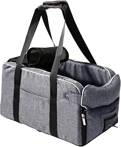 ELEOPTION ペット用 ドライブボックス ペット用品 犬 ドライブボックス 車用ペットシート 座席シート 折り畳み式 飛び出し防止 組立簡単 の通販は