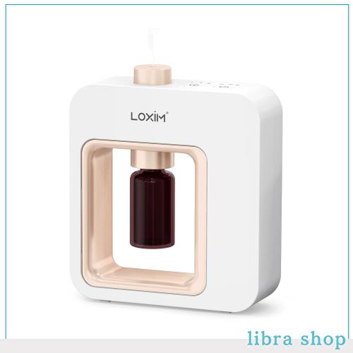 LOXIM アロマディフューザー水なし ネブライザー式 ミスト化 市販アロマオイル適用 定時機能 3段階調整機能 USB充電式 コードレス使用可 7,658円