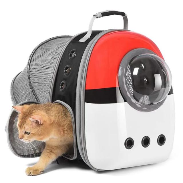 FUWAMIAO 猫キャリーバッグ 猫リュック 猫キャリー リュック 宇宙船 カプセル 軽量 小型犬用 ドライブ キャンピング 旅行 通院 災害 避難 6,234円