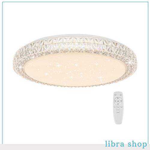 OOWOLF シーリングライト LEDシーリングライト おしゃれ 大サイズ 星空効果 40W 省エネ 工事不要 10-14畳 調光調色 リモコン付き タイマの通販は 6,149円