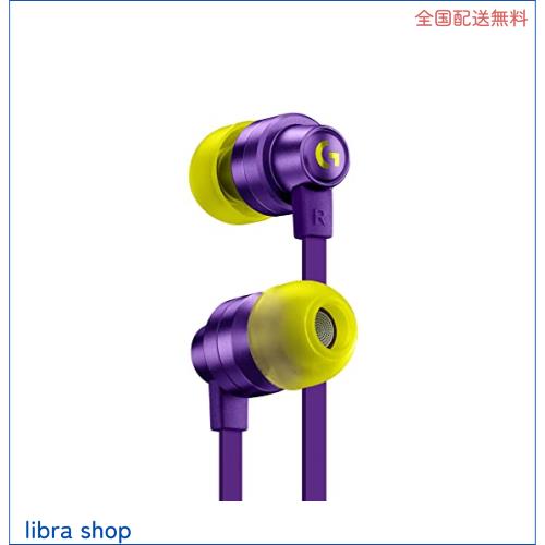 Logicool G(ロジクール G) G333 ゲーミングイヤホン 有線 イヤホン 紫 インライン マイク 3.5mm USB-C ボリュームコントロール PS5 PS4 Sの通販は