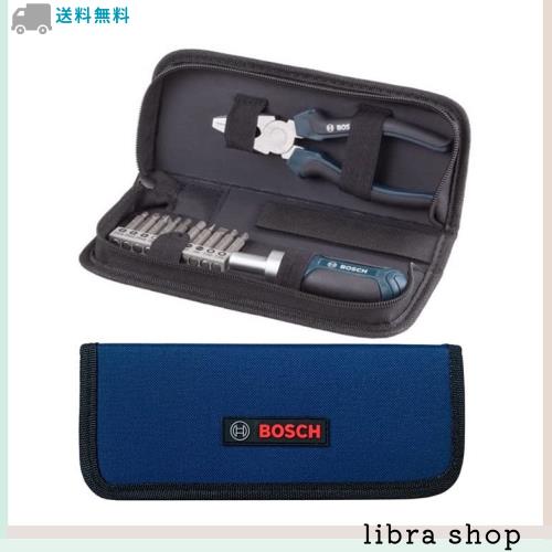 BOSCH (ボッシュ) マルチツールセットドライバー ビット ペンチ 12pcs セット 収納バッグ付き 2607017520 [並行輸入品]の通販は
