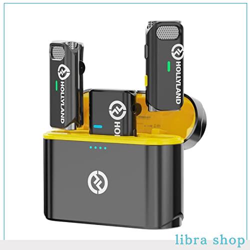 Hollyland Lark M1 ワイヤレスマイク-ピンマイクワイヤレス-200M伝送距離/ノイズキャンセリング/8時間連続収音/デュアルチャンネル対応 の通販は 11,126円