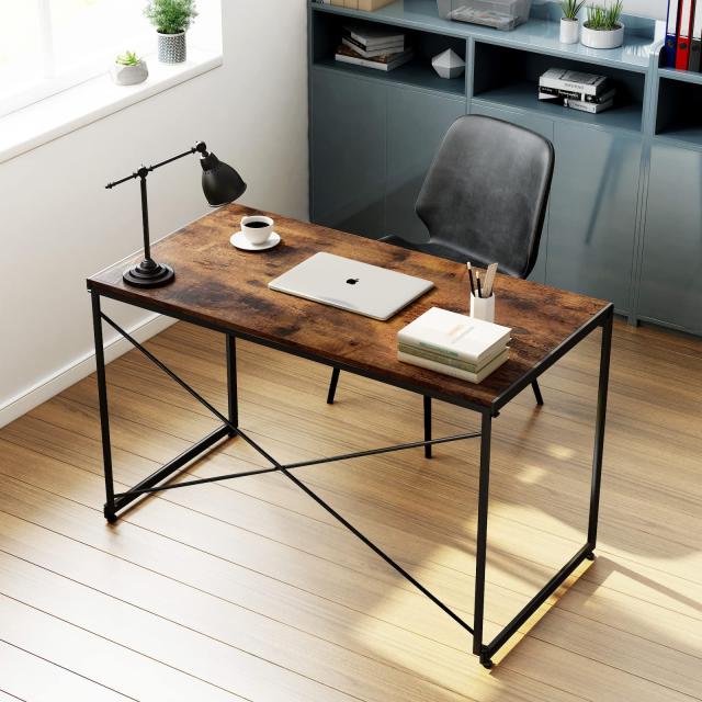 YEARCOLOR パソコンデスク シンプルワークデスク ゲーミングテーブル PCデスク 学習机 勉強机 折りたたみ 組立簡単 耐荷重135KG 木製 し 11,916円