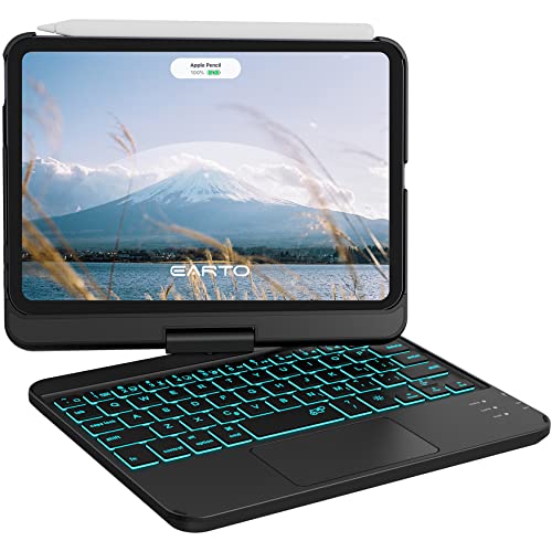 Earto for ipad mini6 キーボード付きケース [第6世代8.3インチ 対応] 充電式 保護ケース bluetooth 持ち運び オートスリープ機能 傷つけの通販は 7,166円