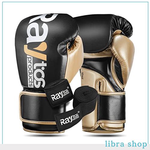 Raytos ボクシンググローブ マイクロファイバー革通気性 キックボクシング トレーニンググローブ パンチンググローブ 総合 格闘技グローの通販は