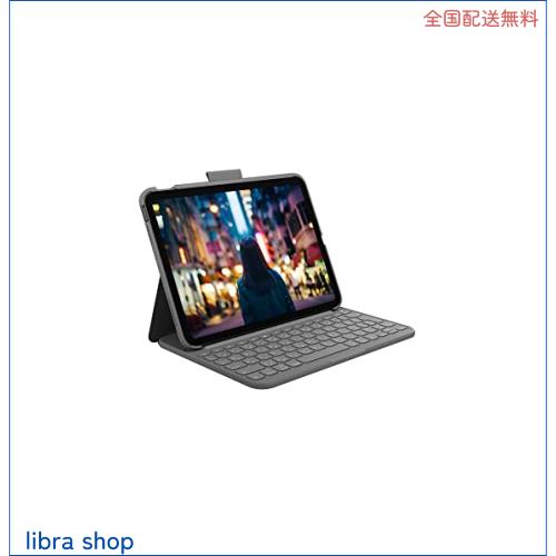 ロジクール Logicool iPad 10.9インチ 第10世代 対応 キーボード付きケース Slim Folio iK1060GRA ワイヤレス Bluetooth キーボード 一体の通販は