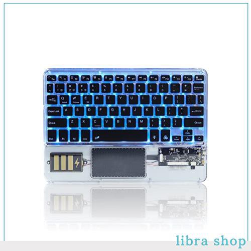 Bluetooth キーボード ipad用 タブレット用 スマホ用 透明 Bluetooth キーボード ipad用 タブレット用 スマホ用 透明