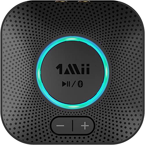 1Mii bluetooth 5.2 レシーバー オーディオ ブルートゥース 受信機 APTX HD aptx LL 低遅延 AAC RCA / 3.5mm AUX 対応 自動接続 音量調整の通販は