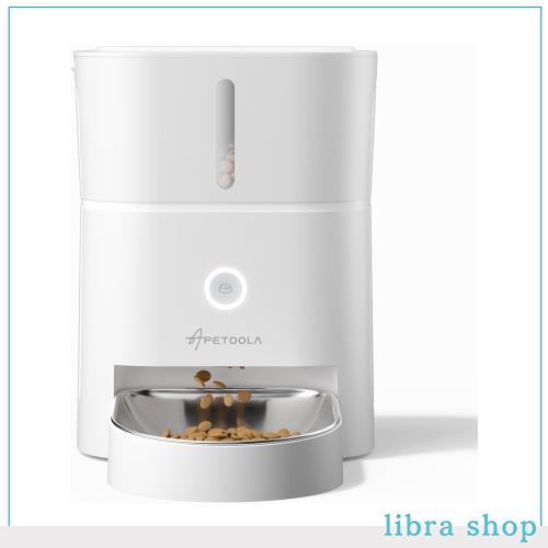 APD APETDOLA 自動給餌器 猫 タイマー機能 音声録音 3L容量 2WAY給電 手動給餌可 自動餌やり機 ステンレス皿 操作簡単1日6食 犬用 ペット
