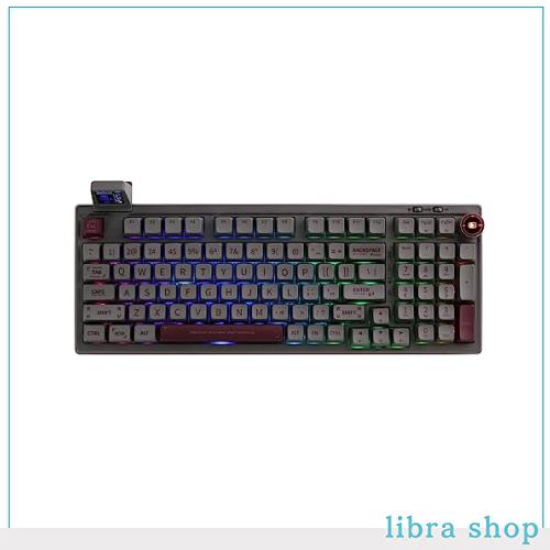 EPOMAKER RT100 97キー ゲーミングキーボード ガスケット BT5.0/2.4G 