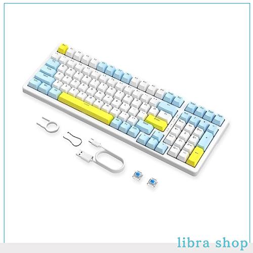 ZIYOULANG K3MAXメカニカル ゲーミング キーボード ホットスワップ対応 有線 96% 100キー 青軸 標準ANSI配列 USB接続 19のカスタムバックの通販は
