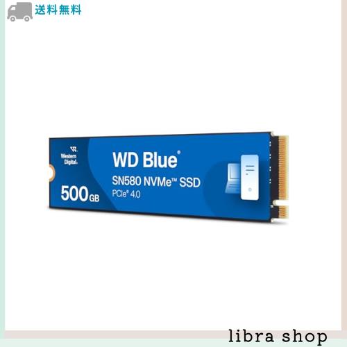 Western Digital ウエスタンデジタル 内蔵SSD 500GB WD Blue SN580 (読取り最大 4,000MB/秒) M.2-2280 NVMe WDS500G3B0E-EC 【国内正規代の通販は