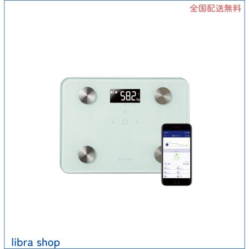 エレコム 体組成計 体重計 【体重/内臓脂肪レベル/体脂肪率/BMI/骨格筋率/骨量/基礎代謝】 100g単位 バックライト付き (専用アプリ対応 の通販は 5,358円