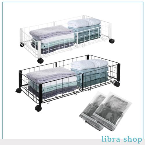 GOWTHHRT ベッド下収納ボックス 収納ケース 収納ボックス ワゴン 防塵カバー付き キャスター付き ベッド下物入れ 折り畳み 取り付け簡単 の通販は